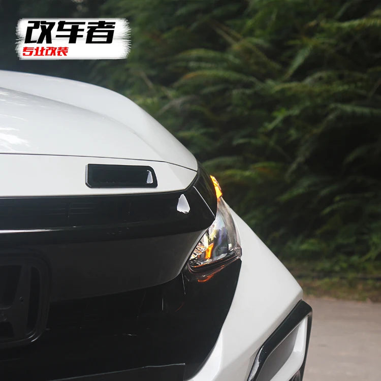 QT Stunning FC Style Universal Car Front Bumper Hood Vent Air Out Intake Civic Audi A4 B8 VW Golf MK7 MK6 BMW E90 E80