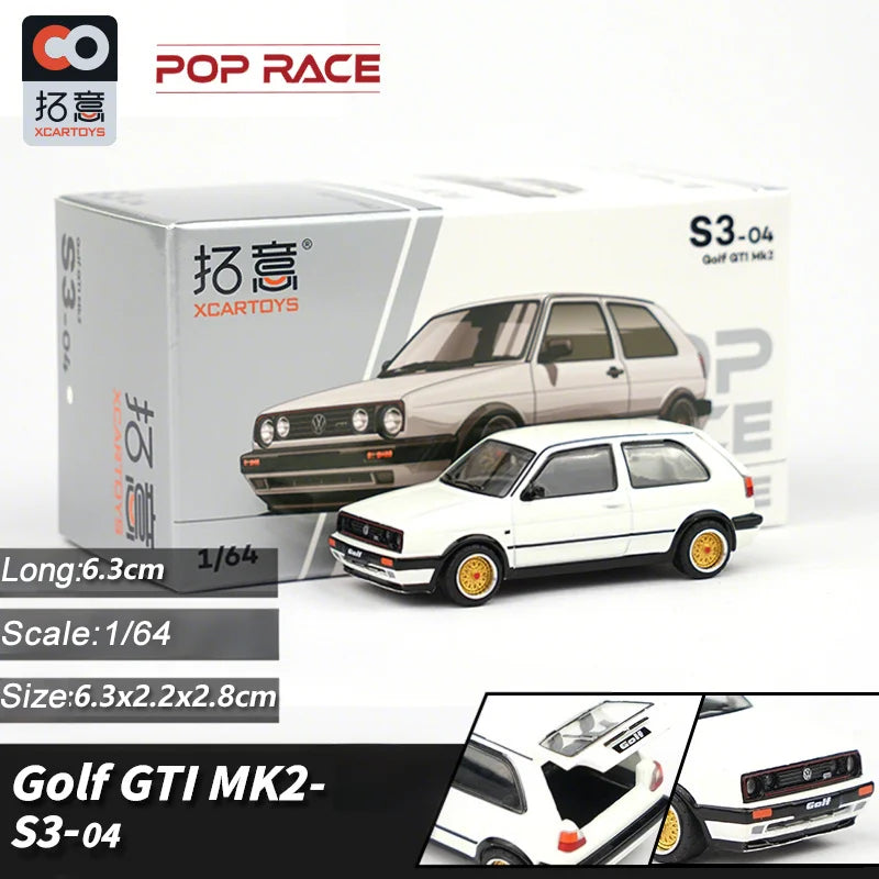 Xcartoys PopRace 1/64 Super Mini Alloy Diecast Model Cars Home Ornaments Collection Vehicle Toys Teenagers And Adults Gifts