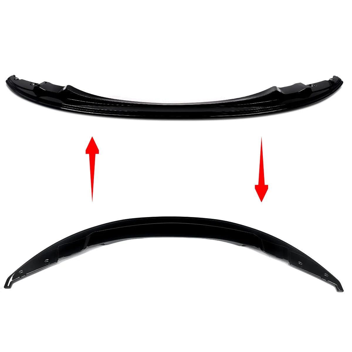 High Quality front lip / splitter / spoiler BMW E92 E93 E90 Front Bumper Splitter Gloss Black 3 Series M3 GTS 2007 2008 2009 2010 2011 2012 2013 Front Spoiler Lip Whole