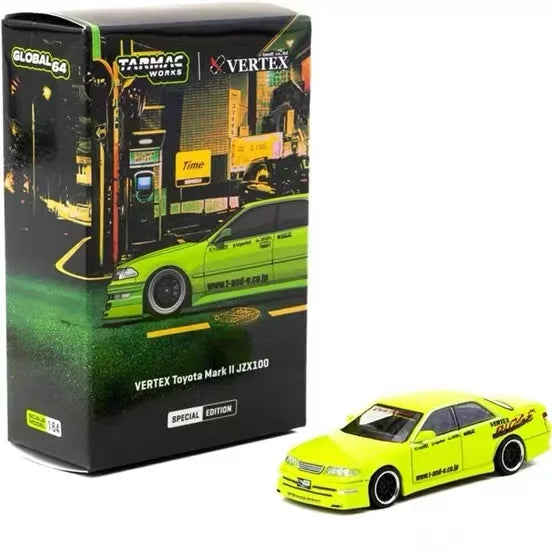 1:64 Toyota Mark II JZX100 Alloy die-cast Miniature Model Car, Tokyo Auto Show, Adult Ornament, Genuine in stock