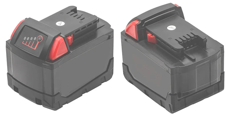 Portable Work Lamp Torch Spotlight LED Light Dual-USB Charging Port Power Bank Adapter Converter for Milwaukee 18V Battery