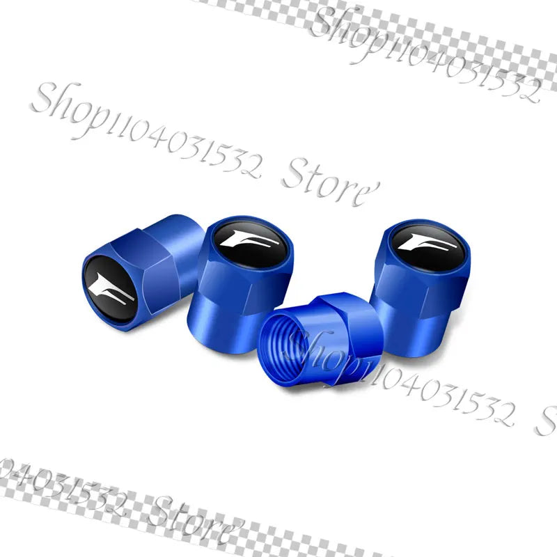 4Pcs F Sport Logo Car Wheel Tire Valve Caps Rim Stem Dust-proof Covers For Lexus NX RX GS RX350 RX300 RX330 IS500 IS250 CT200