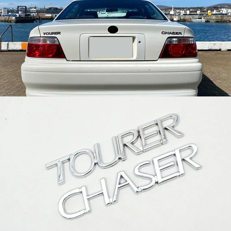 Car Exterior Rear Letter Logo Emblem Rear Trunk Emblem Sticking Letters For Mark II 2 Jzx100 Chaser Tourer V