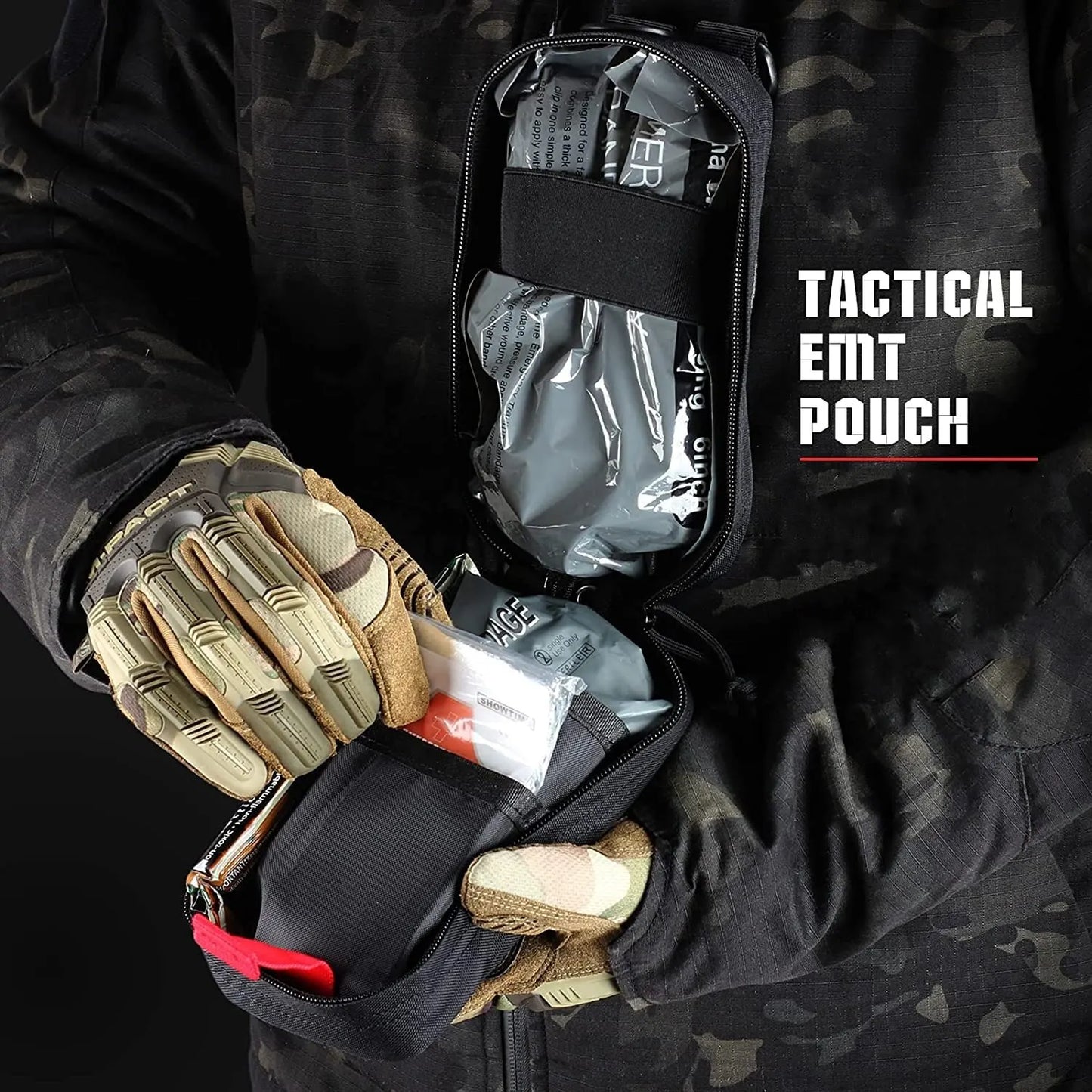 50611s-2 Tactical EMT First Aid Kit Pouch Bag