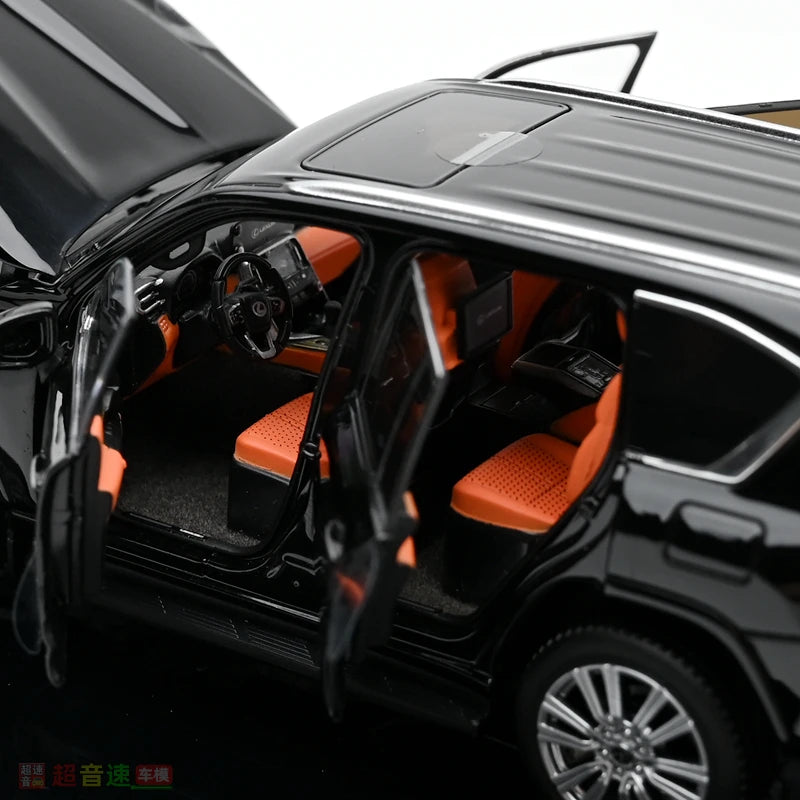 Lexus Lx600 Suv 1:43 Scale Die-Cast Model Full-Open Alloy Miniature Car