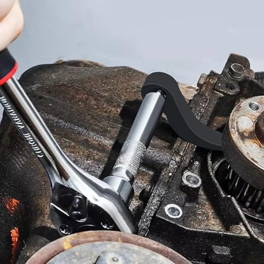 2Pcs Car Angle Type Half Axle Disassembly Tool Drive Pry bar Adapter Bar Fits1/2 Ratchet for Disassembling Axles Repair Tool