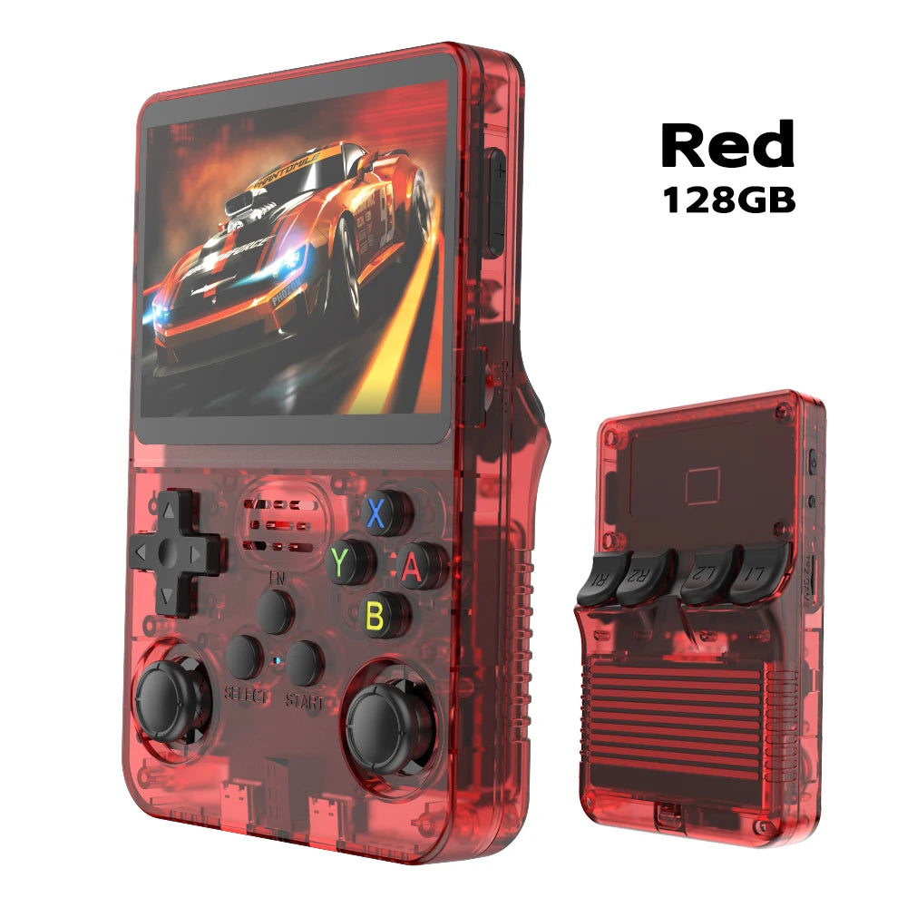 R36S Retro Handheld Video Game Console Linux System 3.5 Inch IPS Screen Portable Player 64GB