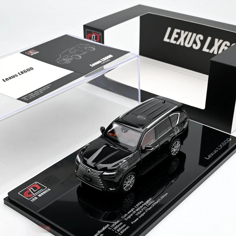 Lexus Lx600 Suv 1:43 Scale Die-Cast Model Full-Open Alloy Miniature Car