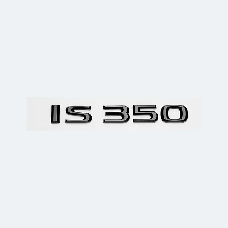Lexus ABS Letters IS200 IS250 IS300 IS350 IS300h IS200t HYBRID Emblem For Lexus Car Trunk Logo Badge Sticker