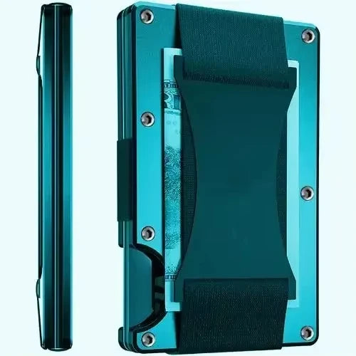Forged Carbon Fiber Minimalist Slim Wallet RFID shield Unisex