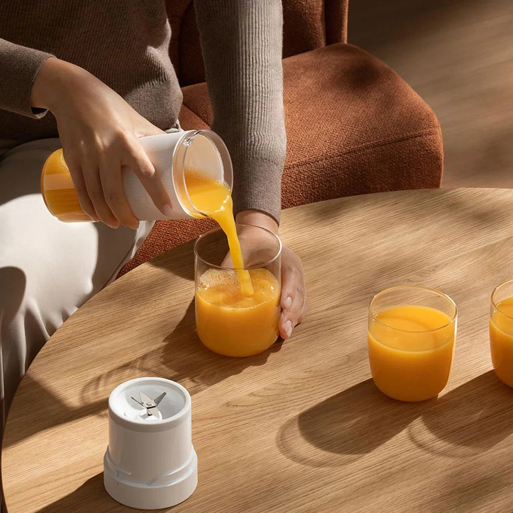 Portable Blender 2,40S Quickly Squeeze Juice, 19500 rpm, 300ML Capacity Mixer Juicer