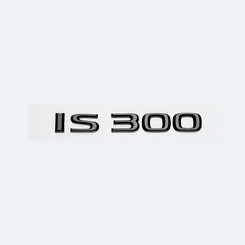 Lexus ABS Letters IS200 IS250 IS300 IS350 IS300h IS200t HYBRID Emblem For Lexus Car Trunk Logo Badge Sticker
