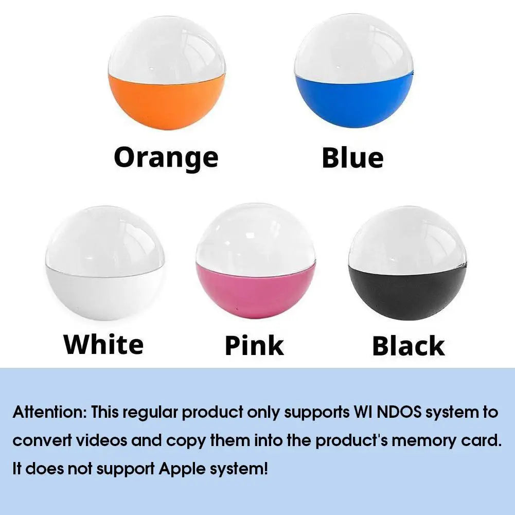 3D Crystal Ball Video Player Audio Video Display Electronic Ball