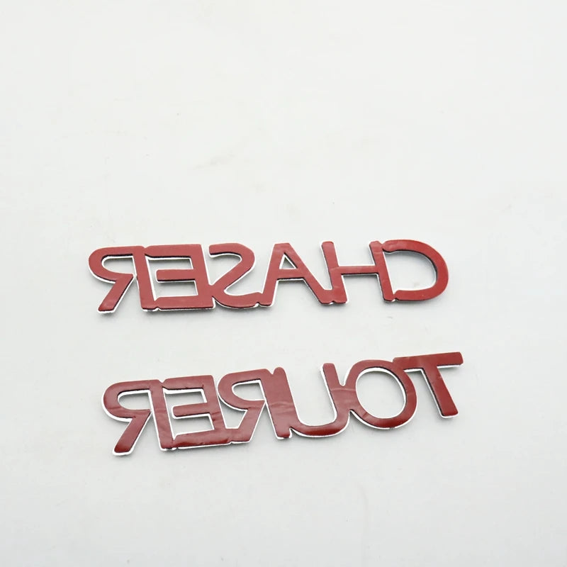 Car Exterior Rear Letter Logo Emblem Rear Trunk Emblem Sticking Letters For Mark II 2 Jzx100 Chaser Tourer V