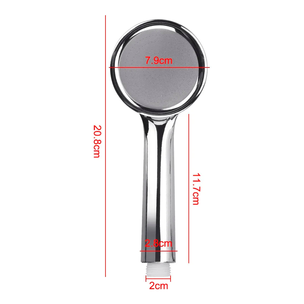 Water Saving Spray Nozzle High Pressure Pressurized Nozzle Shower Chrome