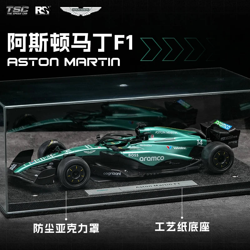 TSC 1:18 F1 Aston Martin 14 F1 /Mclaren 4 F1 Alloy Model Car