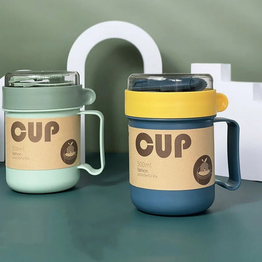 500ML Portable Breakfast Cup