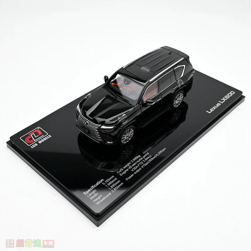 Lexus Lx600 Suv 1:43 Scale Die-Cast Model Full-Open Alloy Miniature Car
