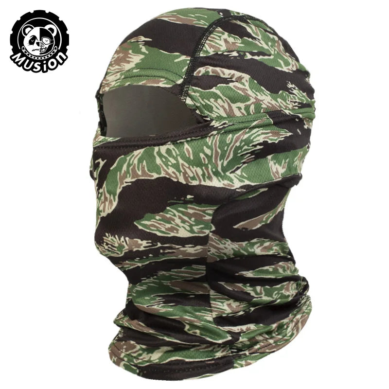 Motorcycle Balaclava Fashion Print Sun Protection Full Face Mask