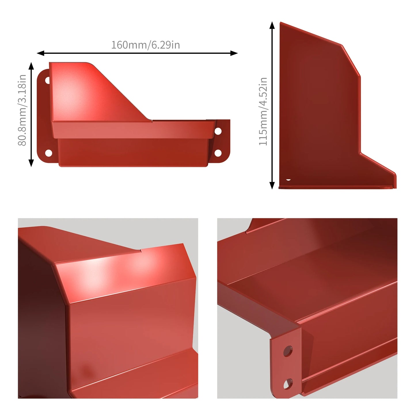 BEVINSEE Air Intake Scoops for BMW F20 F21 F22 F23 F30 F31 F34 F32 F33 F36, for BMW M2 F87/M3 F80/M4 F82 F83