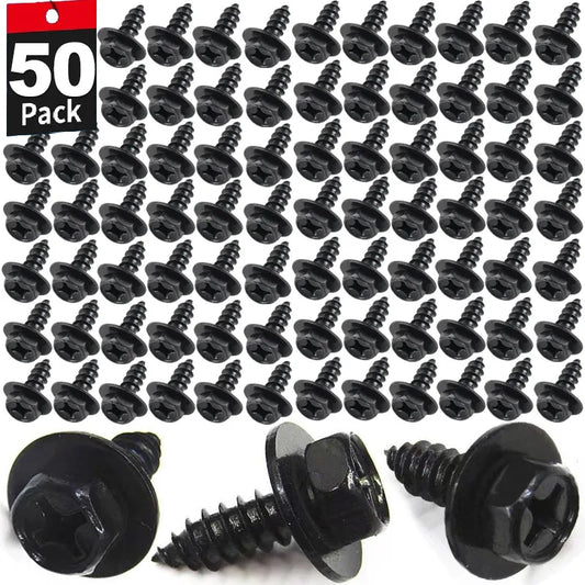 Universal Car Bumper Fender Fastener Hex Head Self Tapping Screws Car Fender Splash Guards