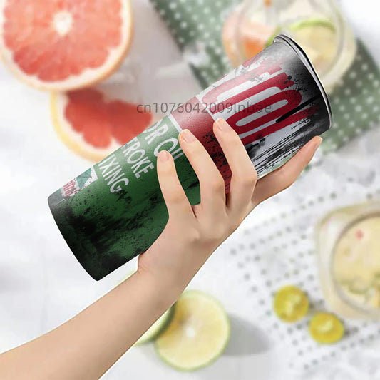 20Oz Motor Oil Stainless Steel Vacuum Double Wall Insulated Tumbler