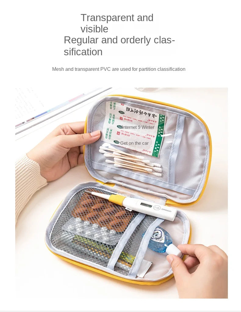 3 Pcs/set Portable Medical Storage Bag First Aid Kit Organizer Home Outdoor Travel Bag