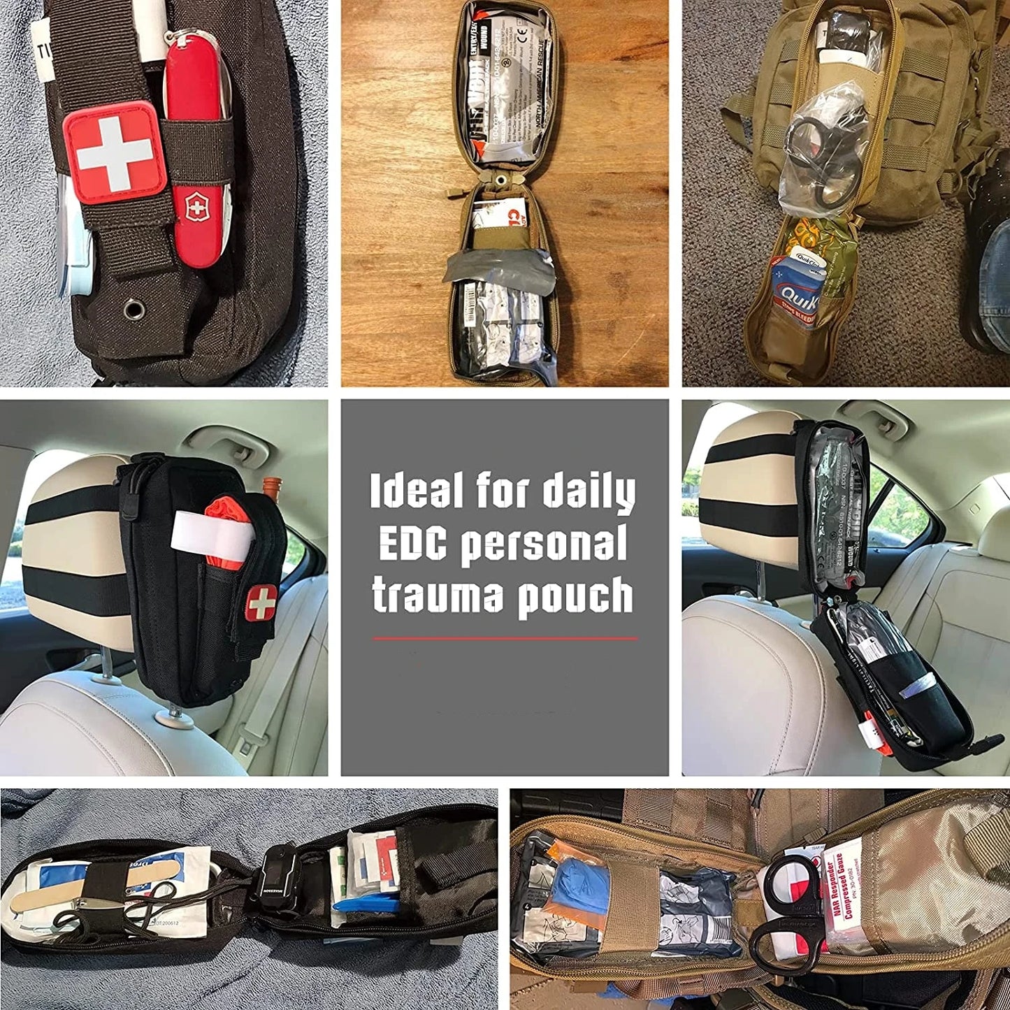 50611s-2 Tactical EMT First Aid Kit Pouch Bag