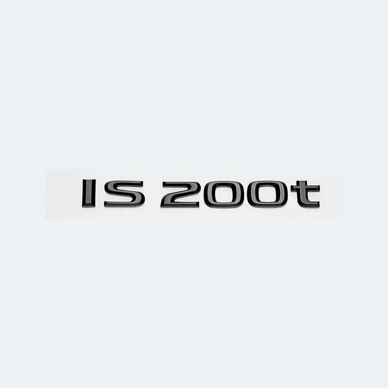 Lexus ABS Letters IS200 IS250 IS300 IS350 IS300h IS200t HYBRID Emblem For Lexus Car Trunk Logo Badge Sticker