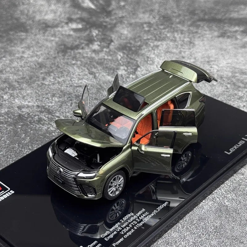 Lexus Lx600 Suv 1:43 Scale Die-Cast Model Full-Open Alloy Miniature Car