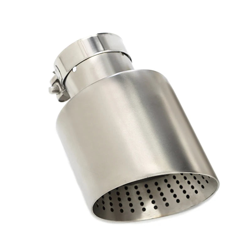 1 Pcs Stainless Steel Car Exhaust Tip Universal 60MM 63mm Muffler Tip