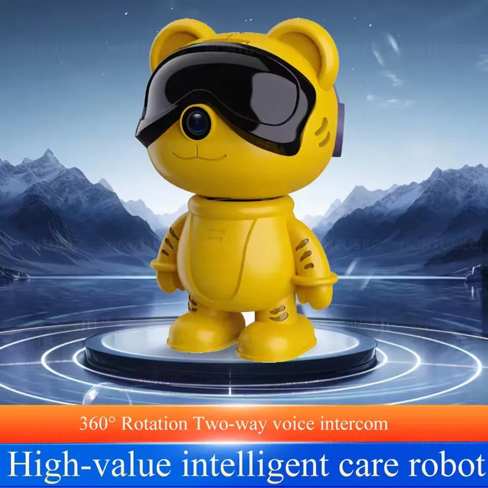 5MP Wireless WiFi Indoor Surveillance Camera Night Vision PTZ Two-way Voice Security Protection HD Smart Home P6 Slite Robot cam