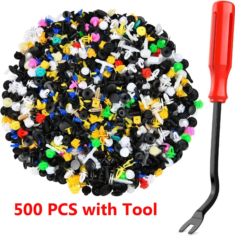 500Pcs 1000Pcs Mixed Car Buckle Clips and Remover Tool
