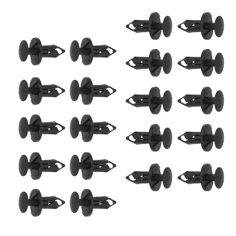 190-Piece Car Trim Fasteners Set – 6 Sizes ABS Plastic Push Rivets for Door Panels, Bumpers & Interior