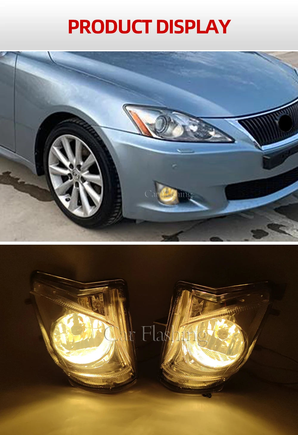 Fog light LEXUS IS250 IS300 2006 2007 2008 2009 2010 Car Front Bumper