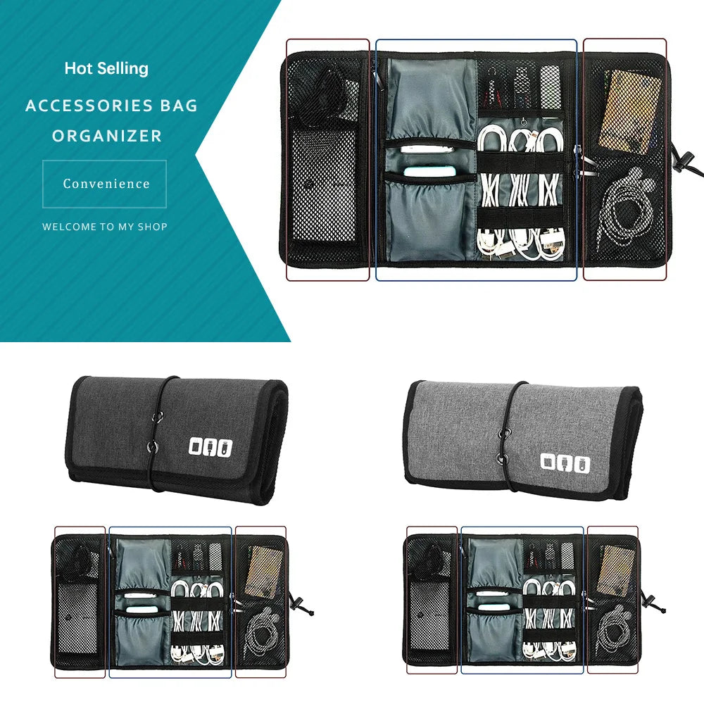 Electronic Organizer Cord Pouch
