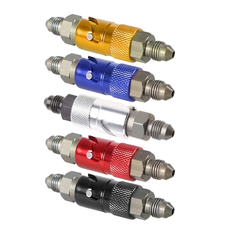 AN3 Quick Release Connector Fitting Aluminum Alloy for Motorcycle Brake Line Oil Fluid Hose Fitting Adapter GTWS