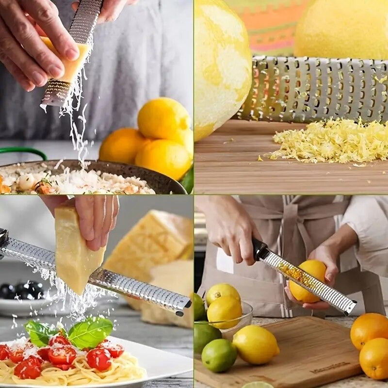 Multifunction Cheese Grater Hand-held Stainless Steel Slicer Lemon Grater Chocolate Chopper Vegetable Grater Kitchen Gadgets