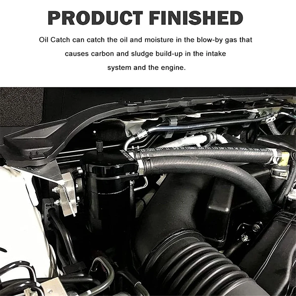 Oil Catch Can Kit Oil Catch Can Reservoir Tank for 5.0L 2.7L 3.5L