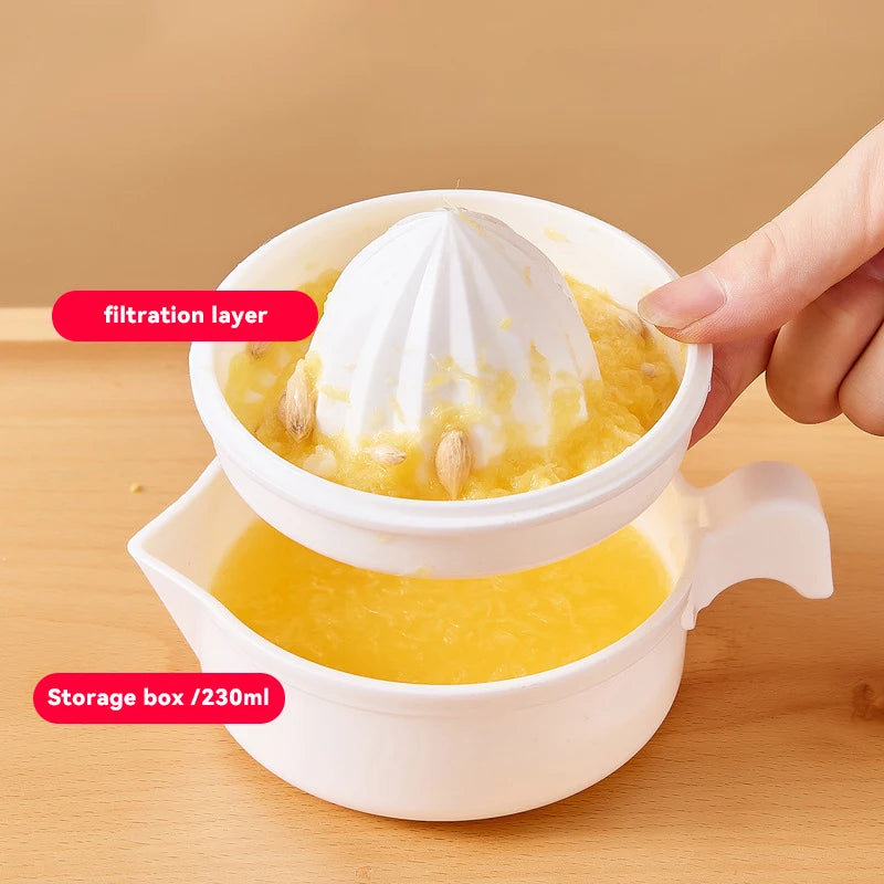 Plastic Orange Lemon Citrus Manual Squeezer
