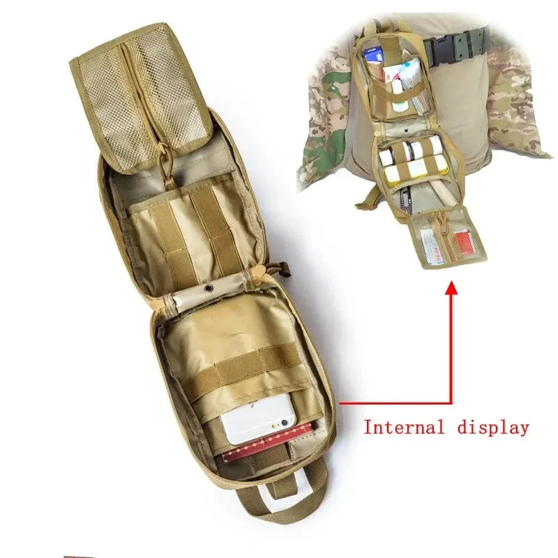 Tactical First Aid Kits Medical Bag Emergency Outdoor Hunting Car Camping Kit