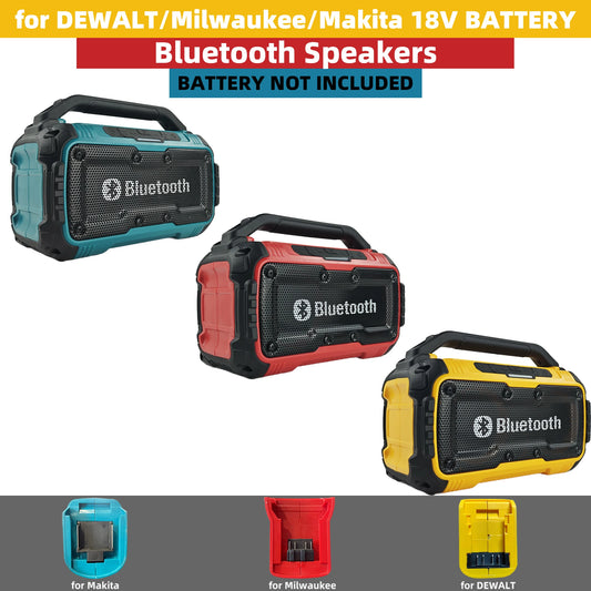 Portable Speaker Wireless Bluetooth-compatible Subwoofer Outdoor Construction Site Waterproof Loudspeaker Stereo Surround ﻿
