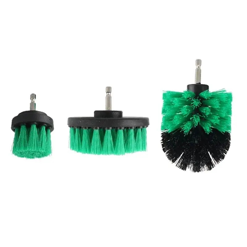 3pcs Drill Brush Attachment Set Power Scrubber Brush