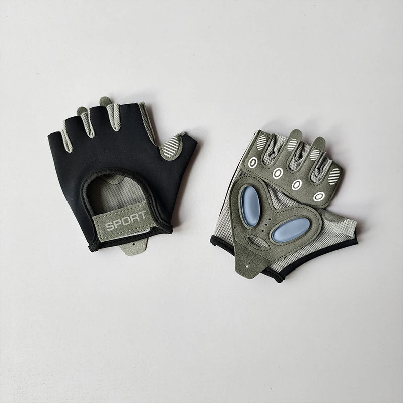 Fitness Women's Half Finger Gloves Anti Cocoon, Outdoor Cycling, Gym