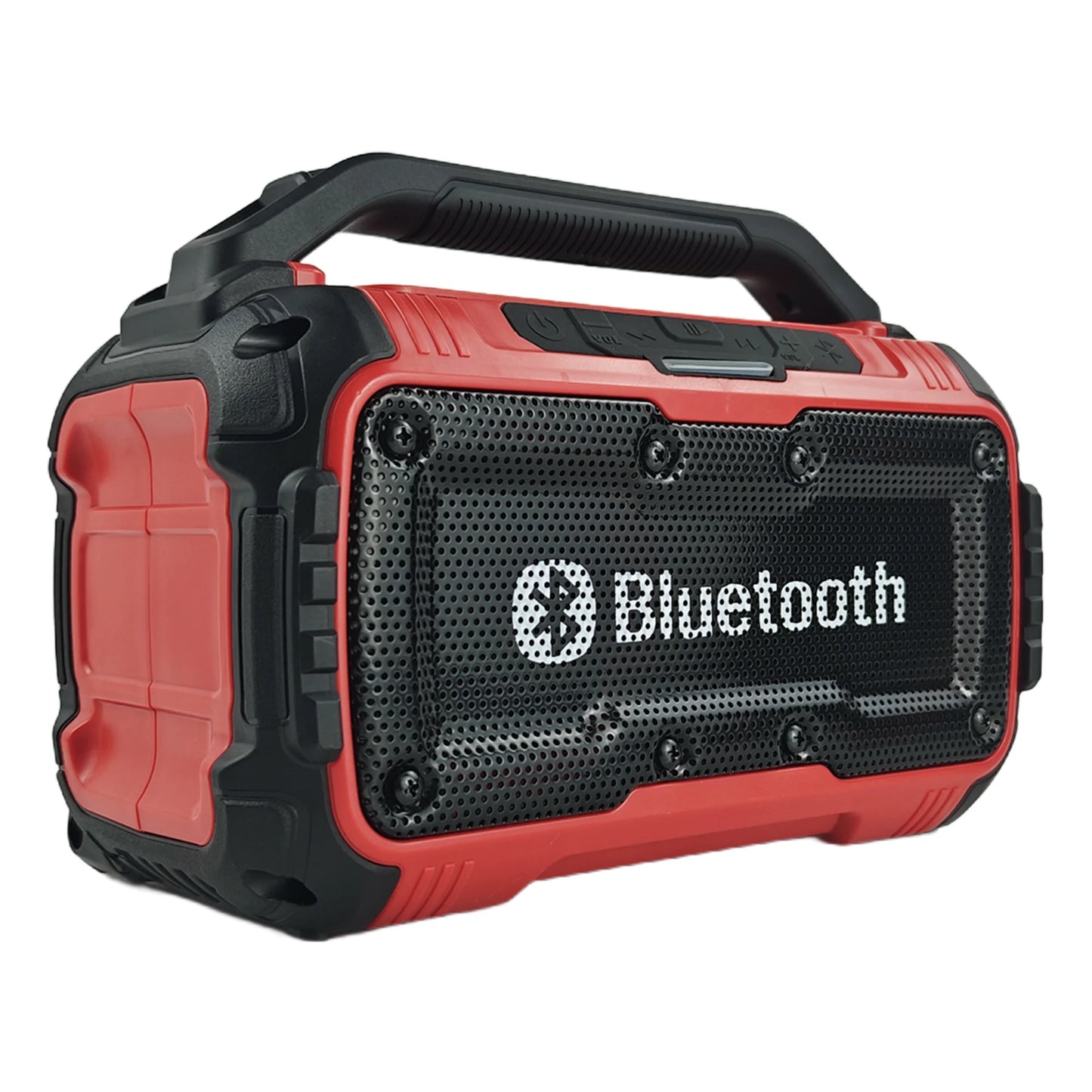 Portable Speaker Wireless Bluetooth-compatible Subwoofer Outdoor Construction Site Waterproof Loudspeaker Stereo Surround ﻿