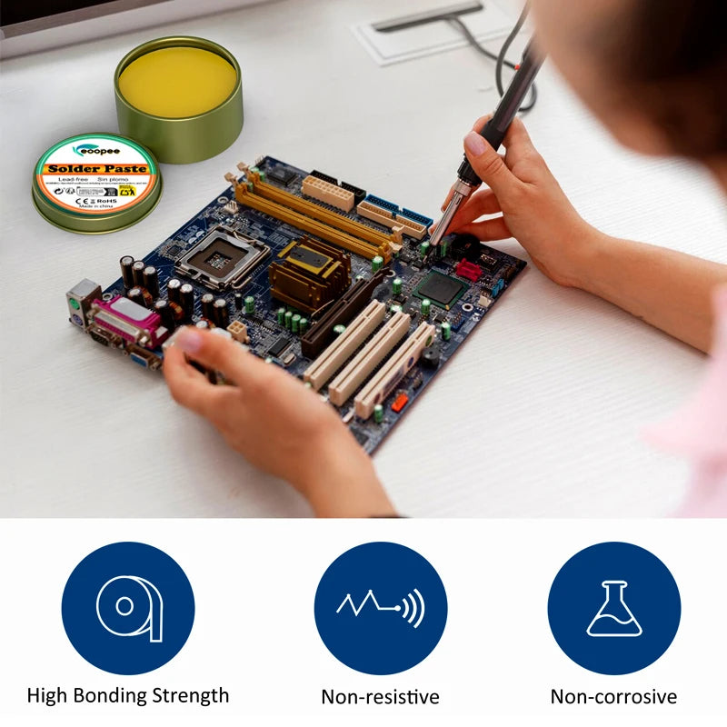 Solder Paste Rosin Flux 10g/30g/100g Tin Lead-free