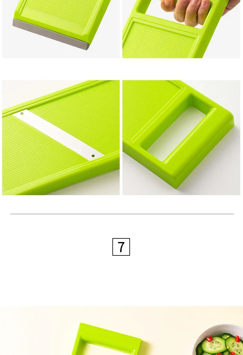 Handheld Multifunctional Kitchen Vegetable Cutter Slicer Radish Shaving Potato Shaving Salad Cucumber Slicer Home Kitchen Tool