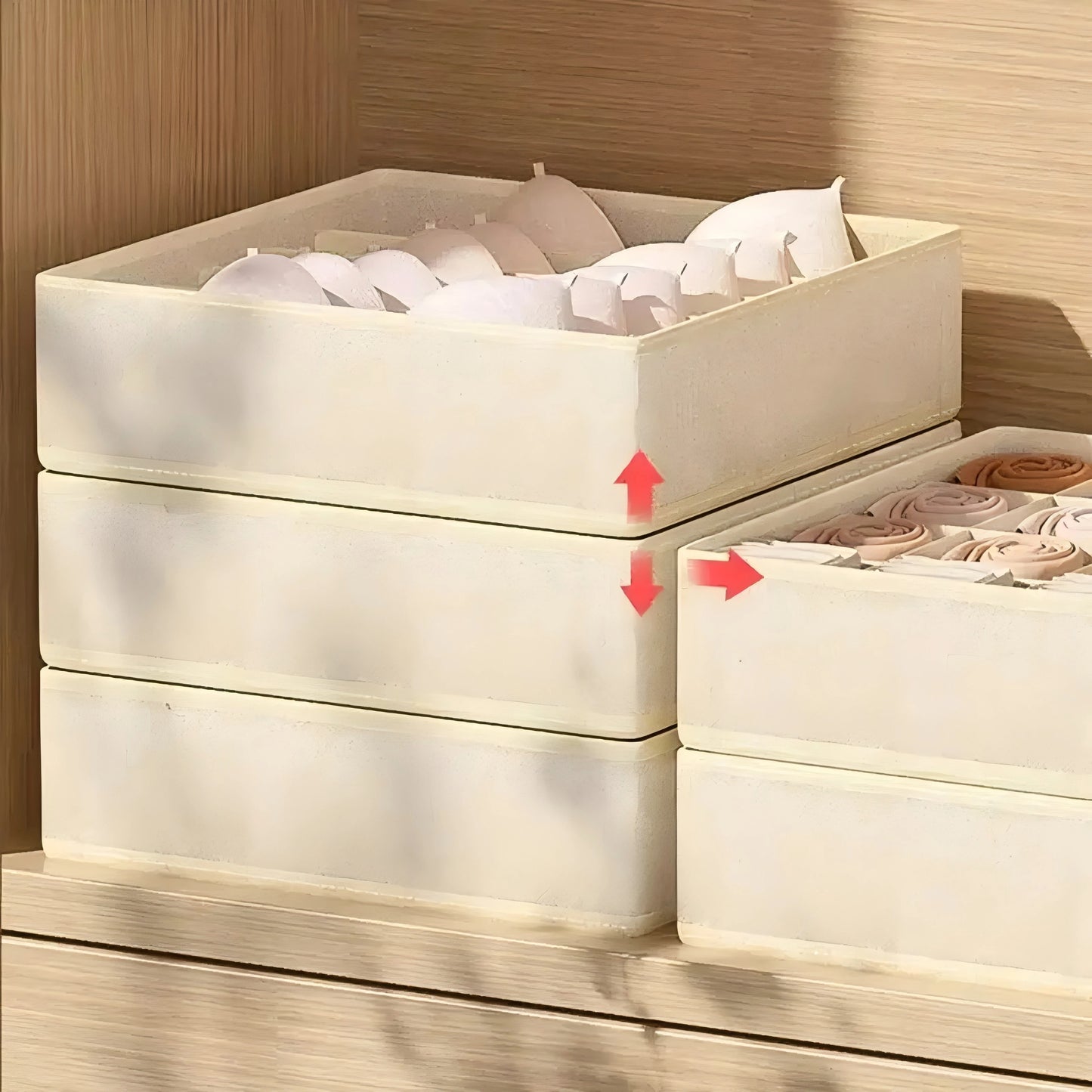 Cabinet Underwear Organizer Drawer Clothes Organizer Boxes