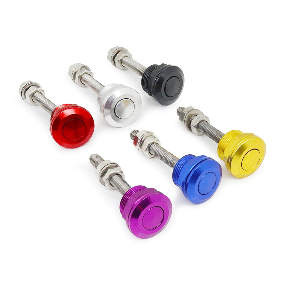 Universal 22mm Car Push Button Bonnet Hood Pin Lock Clip Kit Quick Release Latch Engine Bonnets Accessories Car Styling