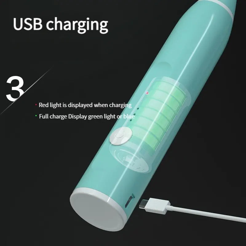 1 PCS Electric Milk Frother Portable Egg Beater USB Rechargeable